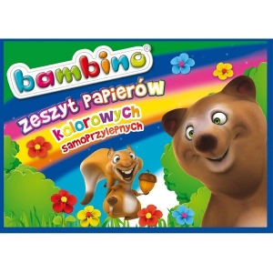 Blok zeszyt do wycinanek BAMBINO B4 8 kartek nabłyszczany-296137