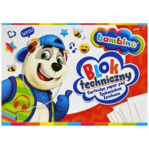 Blok techniczny BAMBINO A3 10 kartek - biały