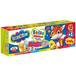 Farby plakatowe BAMBINO 20ml. - 12 kolorów
