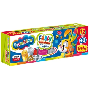 Farby plakatowe BAMBINO 20ml. - 12 kolorów-296250