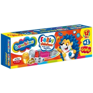 Farby plakatowe BAMBINO 20ml. - 12 kolorów-296251