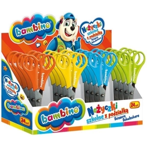 Nożyczki szkolne BAMBINO MINI ZOO 1 SZTUKA mix kolorów-296295