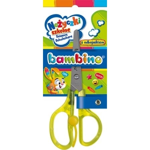 Nożyczki szkolne BAMBINO dla dzieci z odbojnikiem-296303