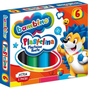 Plastelina BAMBINO 6 kolorów-187101