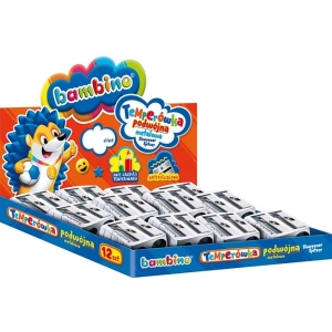 Temperówka BAMBINO metalowa - podwójna-296314