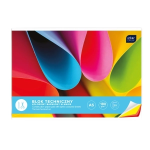 Blok techniczny INTERDRUK A5 kolor barw. w masie-303172