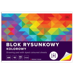 Blok rysunkowy INTERDRUK A4 kolorowy-89214