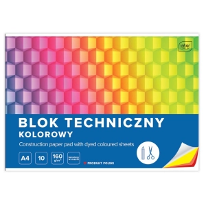 Blok techniczny INTERDRUK A4 kolor barw. w masie-303171