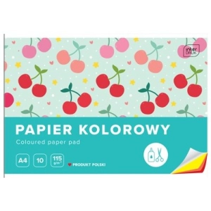 Zeszyt papierów kolorowych INTERDRUK A4-89225