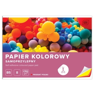 Zeszyt papierów kolorowych INTERDRUK samop. B5-89228