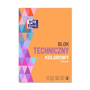 Blok techniczny OXFORD A3 10 kartek 225g. - kolorowy-296769