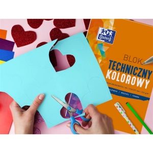 Blok techniczny OXFORD A3 10 kartek 225g. - kolorowy-296783
