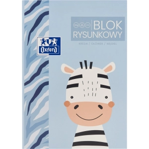 Blok rysunkowy OXFORD kids A3 20 kartek 120g. - biały
