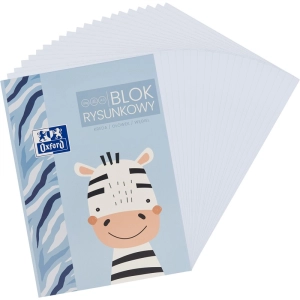 Blok rysunkowy OXFORD kids A3 20 kartek 120g. - biały-296854