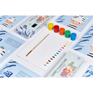 Blok rysunkowy OXFORD kids A3 20 kartek 120g. - biały-296855