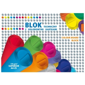 Blok techniczny KRESKA Superior A4 25k. - kolor-303183