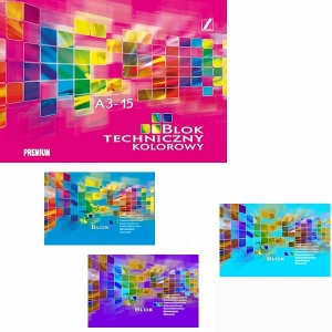 Blok techniczny KRESKA Premium A3 15k. - kolor-303188