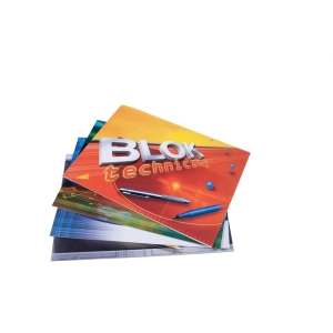 Blok techniczny KRESKA A4 10k. - kolorowy-427653