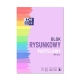 Blok rysunkowy OXFORD A4 10 kartek 100g. - pastelowy