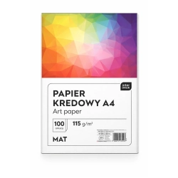 Papier kredowy INTERDRUK A4 mat 115g.-306461