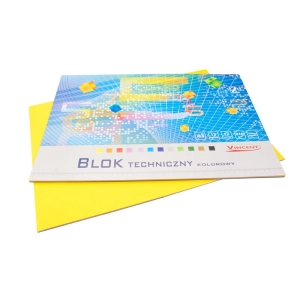 Blok techniczny KRESKA Vincent A3 12 kartek 210g. - kolorowy