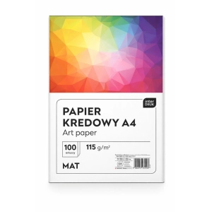 Papier kredowy INTERDRUK A4 mat 115g.-306461