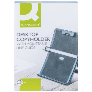 Podkładka z klipem clipboard Q-CONNECT A4 deska uchwyt na dokumenty z liniją regulowana prowadnica-297340