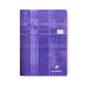 Zeszyt CLAIREFONTAINE A4 90g. 60 kartek - kratka mix kolorów-297812