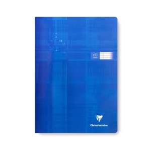 Zeszyt CLAIREFONTAINE A4 90g. 60 kartek - kratka mix kolorów-297815