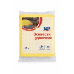 Ściereczki ARO gąbczaste op.10szt.
