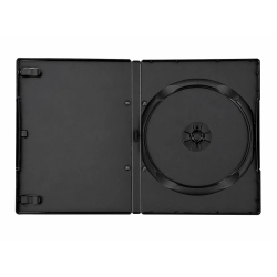 Pudełko na CD/DVD slim 7mm 1 disc - czarne