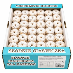 Ciastka ESTA kwiatek w pudrze 3kg.