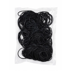Gumki recepturki 100g (MAŁA PACZKA) 60x1,5x1,5 - czarne