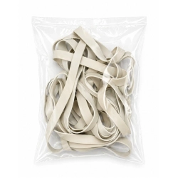 Gumki recepturki 100g (MAŁA PACZKA) 240x1,5x10,0 - białe