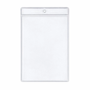 Identyfikator etui z folii PCV PR-10 82x110mm 1szt. pionowy ( otwór okrągły )