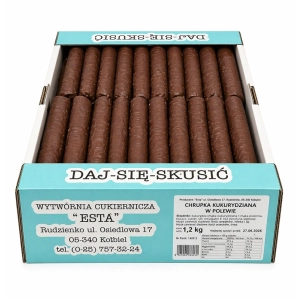 Ciastka ESTA chrupka kukurydziana w polewie 1,2kg - czekoladowa