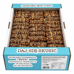Ciastka ESTA domowe bajeczne 3kg. - orzechowe