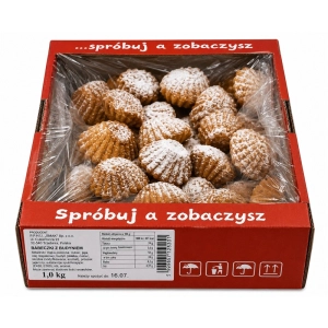 Ciastka babeczki z budyniem 1kg.