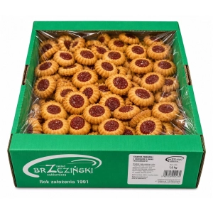 Ciastka BRZEZIŃSKI 2,5kg. - kruche z marmoladą