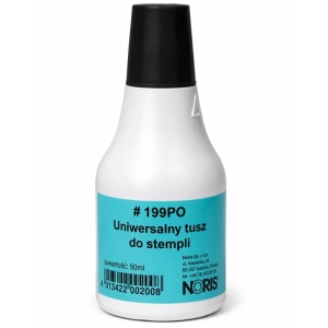 Tusz do pieczątek NORIS 199 PO uniwers 50ml. - czarny