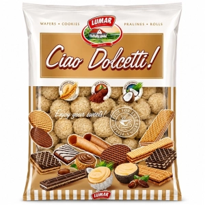 Ciastka LUMAR Lumarki 700g. - kulki kokosowe