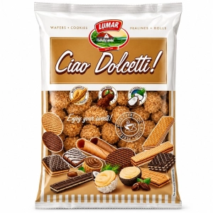 Ciastka LUMAR Lumarki 700g. - kulki orzechowe