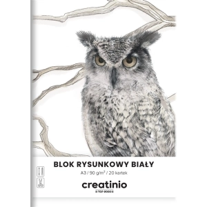 Blok rysunkowy TOP-2000 Creatino A3 20 kartek 90g. - biały