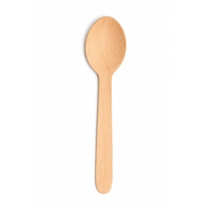 Łyżeczka drewniana ABENA jednorazowa 11 cm op.100-580519