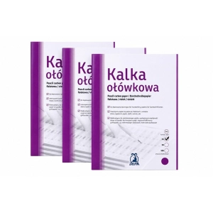 Kalka ołówkowa DELFIN A4 fioletowa op.100-301643