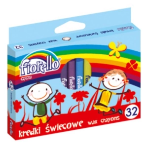 Kredki FIORELLO świecowe op.32 kolory-302484