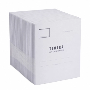 Akta osobowe OFFICE PRODUCTS OPAK.30 karton A4 300g. - biała