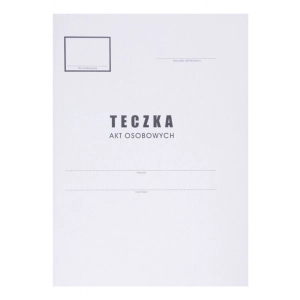 Akta osobowe OFFICE PRODUCTS OPAK.30 karton A4 300g. - biała-302843