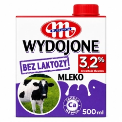 Mleko WYDOJONE MAŁE 500ml. 3,2% bez laktozy