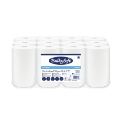 Ręcznik w roli BULKY SOFT mini do centralnego dozowania 1 warstwa 120m - biały 96630